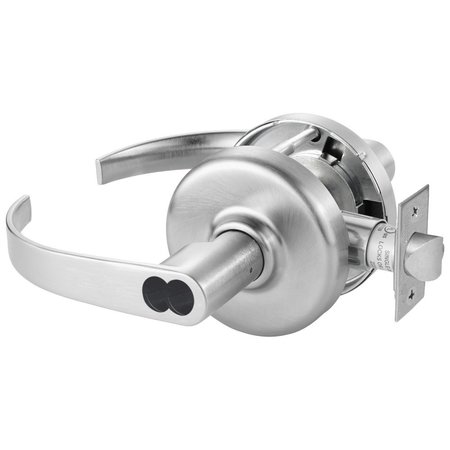 CORBIN RUSSWIN Grade 1 Entry/Office Cylindrical Lock, Princeton Lever, LFIC Less Core, Satin Chrm Fnsh, Non-handed CL3561 PZD 626 CL6